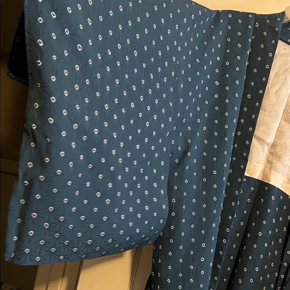 Rare Japanese Silk Polka Dot Women's Kimono - Picture 3 of 5